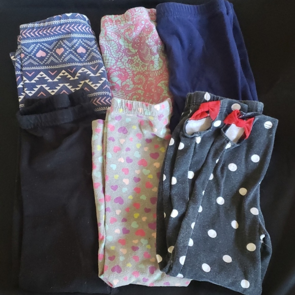 6 pairs of leggings